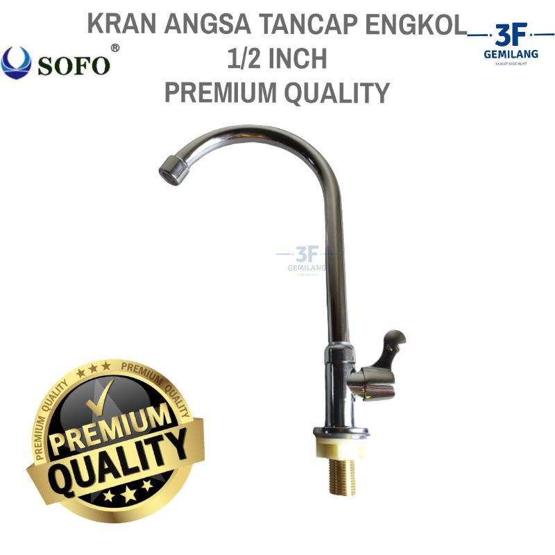 Sofo - Kran ANGSA TANCAP BAWAH ENGKOL 1/2 INCH PREMIUM QUALITY