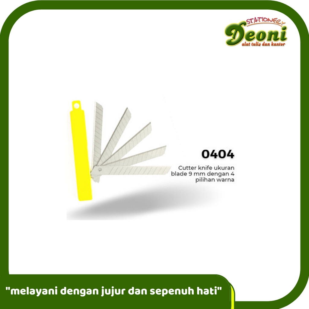 

SDI 1403 (A-100) Cutter Blade Refill Isi Pisau Pemotong isi 5 Pcs Kecil