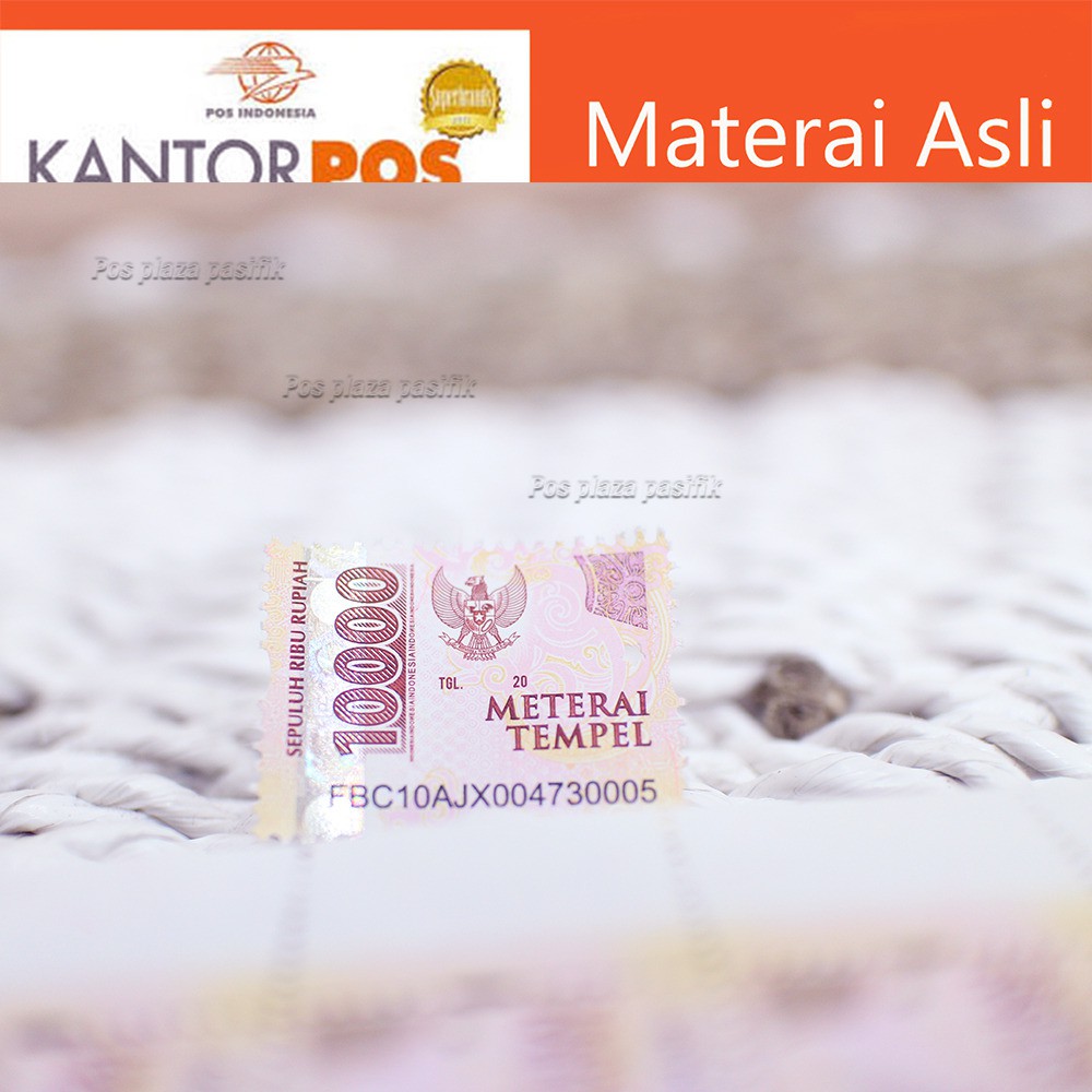 

READY STOCK MATERAI 10000 MATERAI ASLI AGEN RESMI
