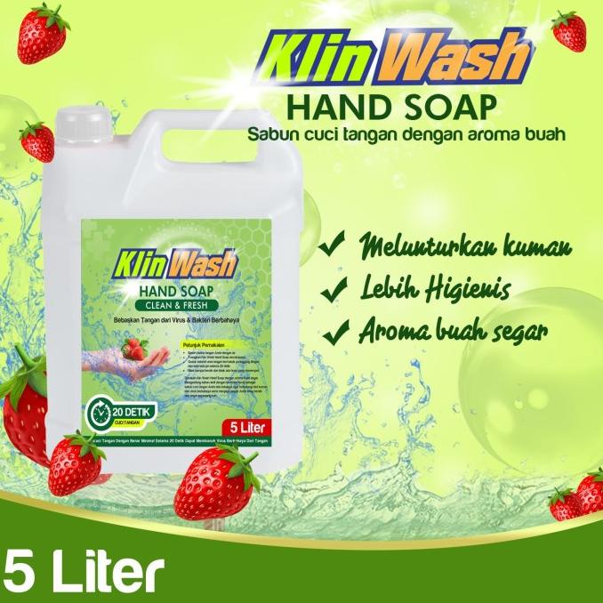 Sabun Cuci Tangan Refill 5 Liter Hand Soap 5000 ml Cegah Penyakit