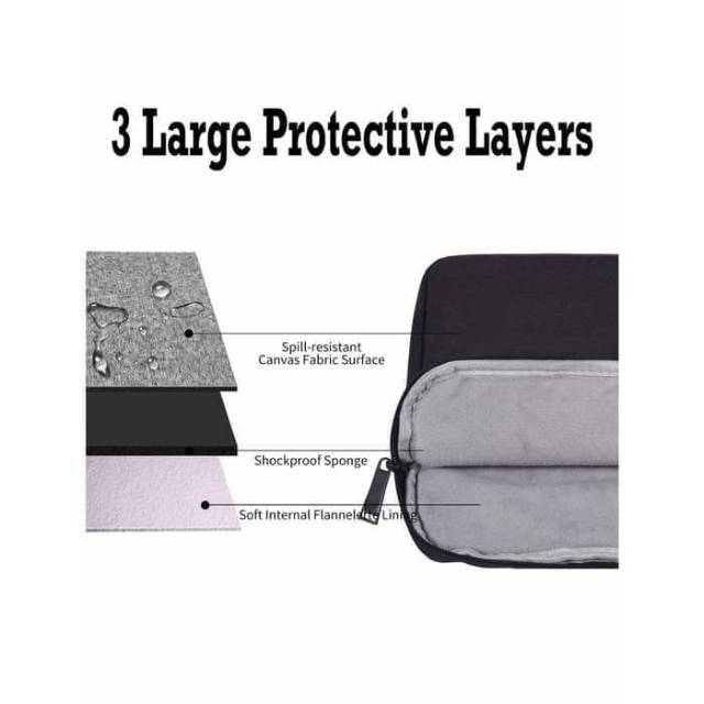 tas laptop macbook Sleeve 15 inch black no pocket