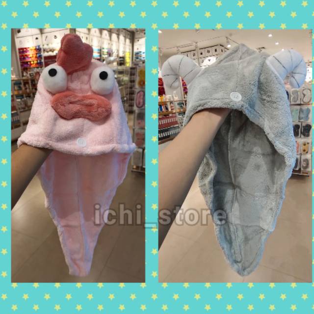 Miniso | Handuk Miniso | Handuk | Topi Handuk Miniso | Topi Handuk Pengering | Hair Drying Towel