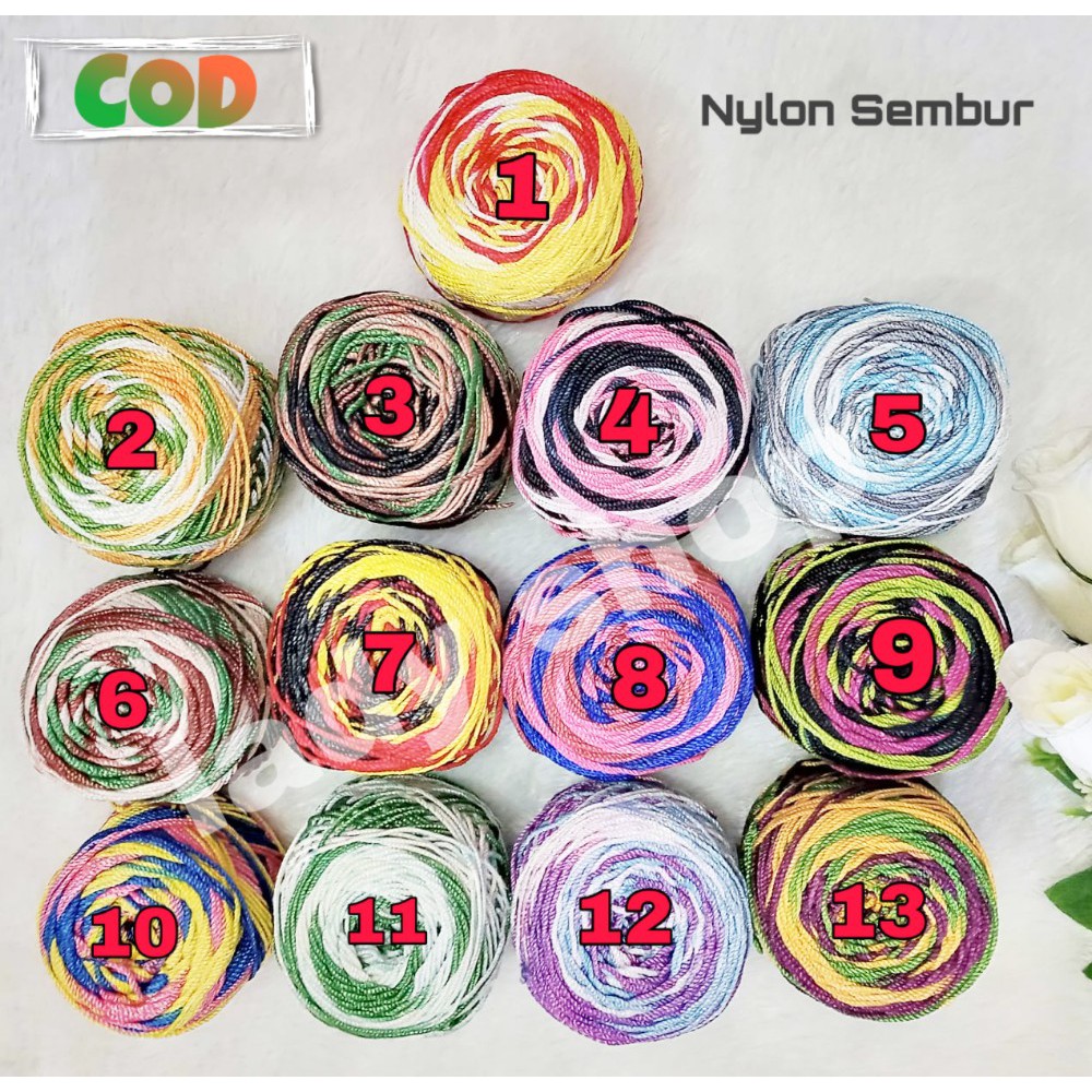 Lady Shop Benang Rajut Nilon Sembur