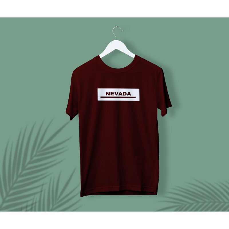 TSHIRT KAOS distro *NEVADA* pria wanita jumbo bigsize ALLSIZE S M L XL XXL XXXL 4XL 5XL OVERSIZE
