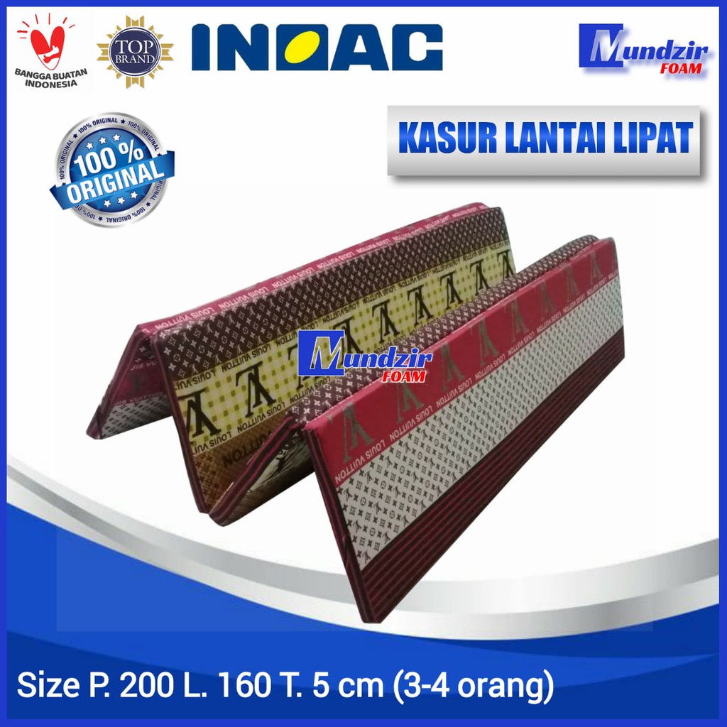 Jual Kasur Lantai Lipat Busa INOAC 200x160x5 No 2 Tebal 5 Cm EON LG D23 ...