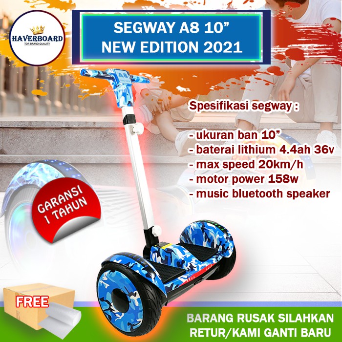 SEGWAY a8 hoperbot haper bot smart balance ban 10 inch lithium 36V 4400mah hoverboard / hoverbot mur