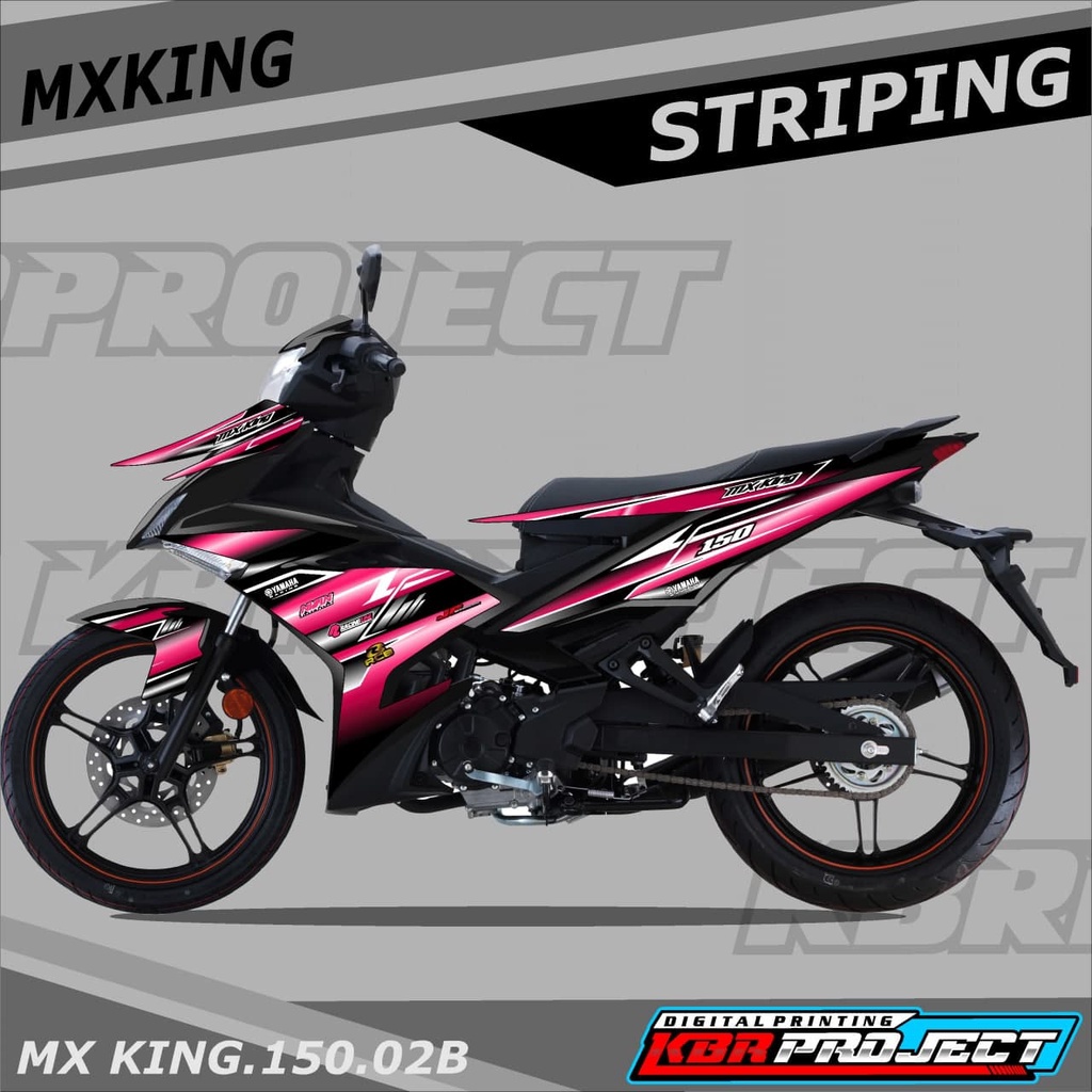 (COD) Sticker Striping MOTOR MX KING 150 - Sticker Striping VARIASI MOTOR YAMAHA MX KING 150 - 02B