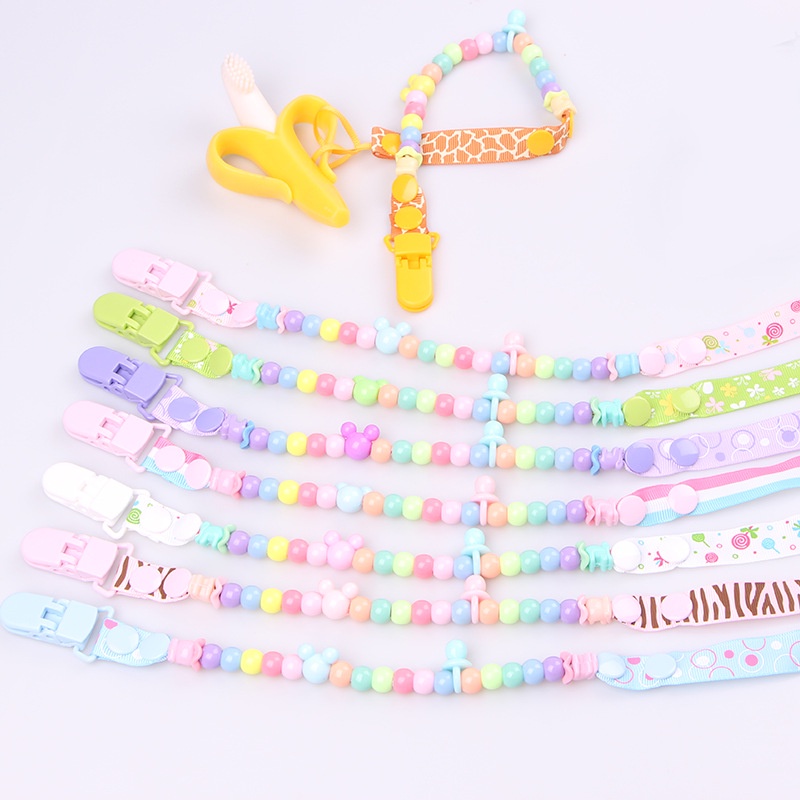 Pacifier Clip  / Tali Dot BPA Free untuk Anak Bayi / Tali Empeng Rantai Empeng Teether Gigitan Bayi C269