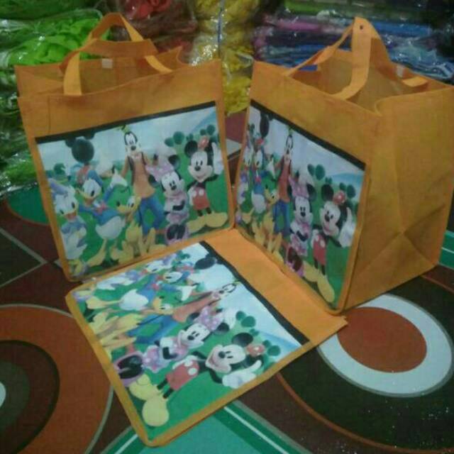 Tas ulang tahun 2 kantong utama + belakang cover(0503)