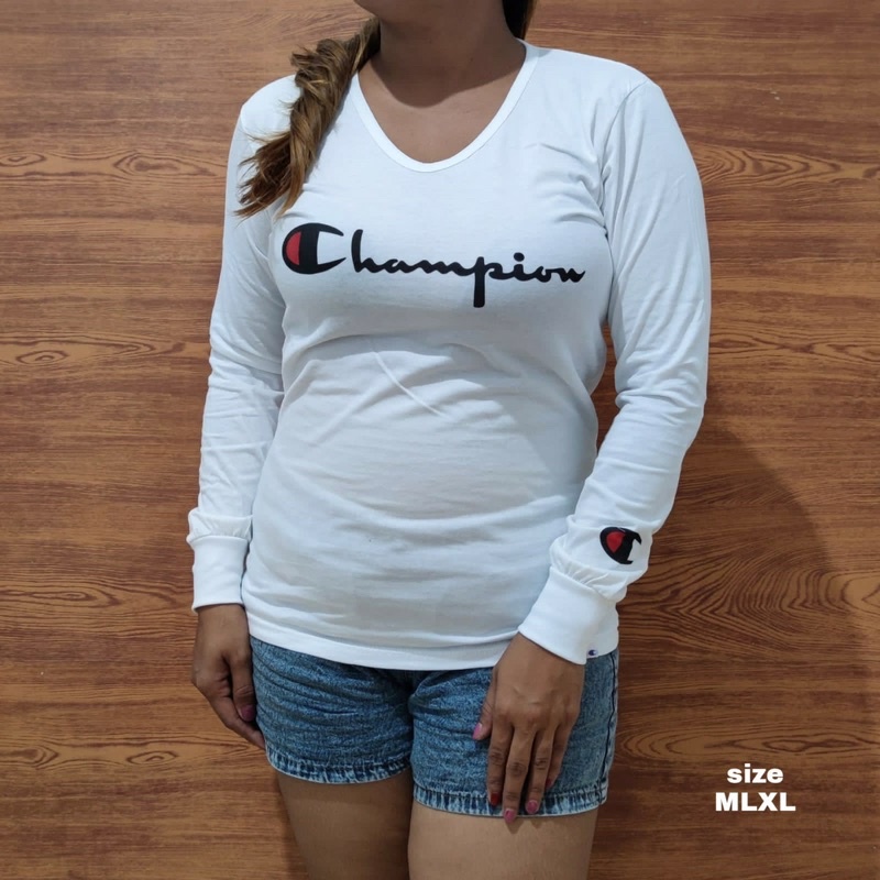 kaos lengan panjang champion
