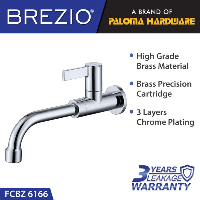 BREZIO FCBZ 6166 Keran Wastafel Sink Cuci Tangan Dapur Tembok Kran Air