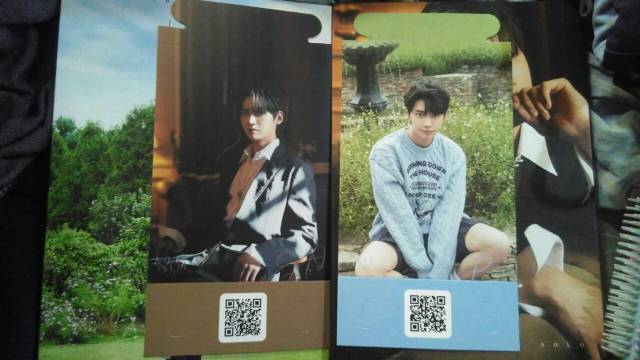 Photocard dan Pritilan Album Official S.O.L Lee Jinhyuk LJH Pure dan Gold