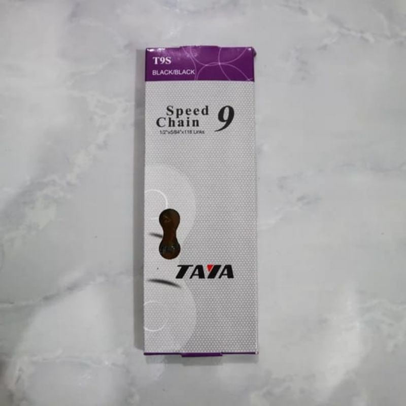 RANTAI SEPEDA 9 SPEED MERK TAYA HITAM 116L