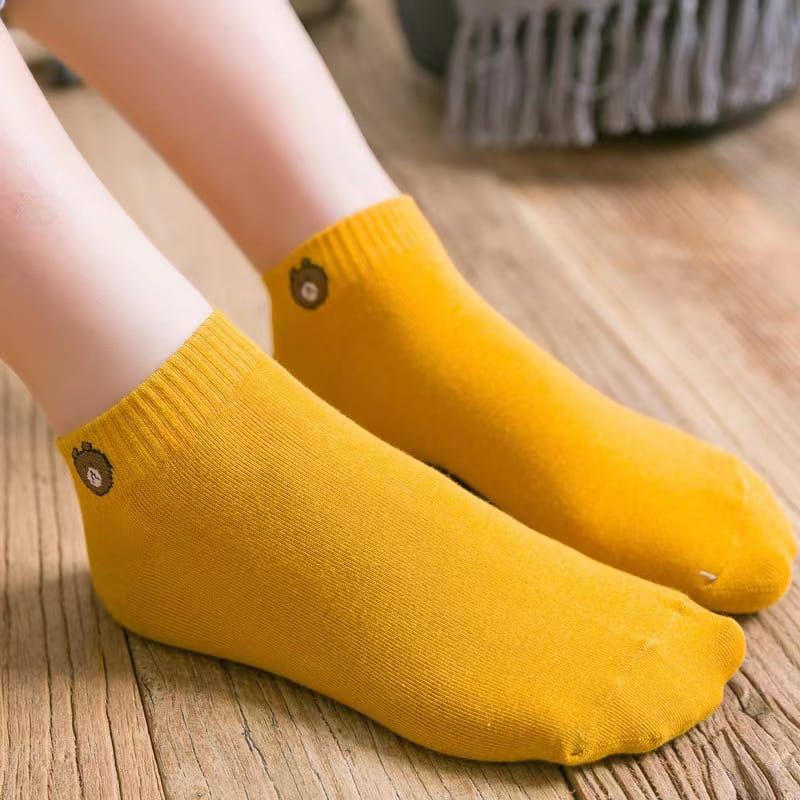 Kaus Kaki Wanita Pendek Motif Lucu Fashion Korea Sock Import Termurah