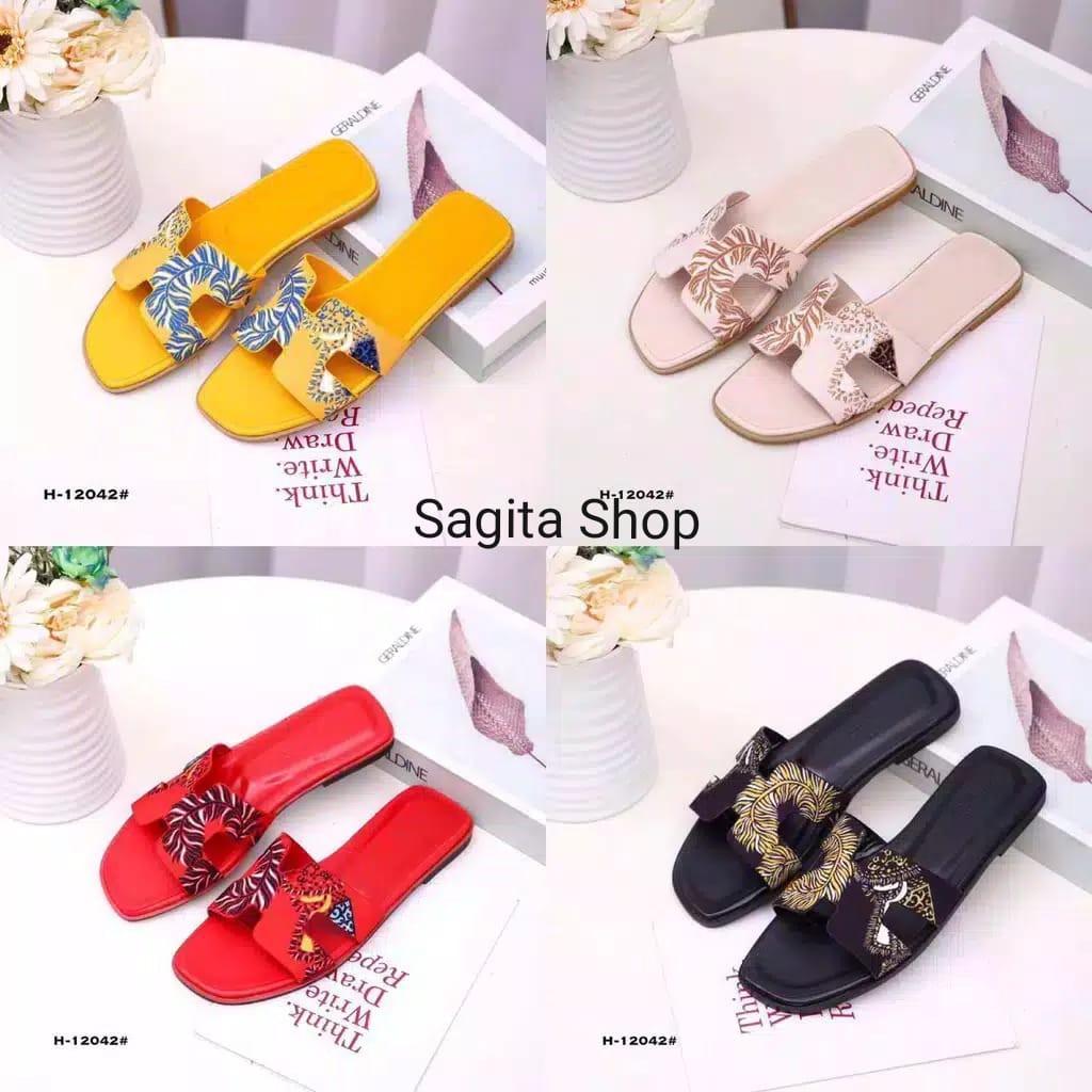 NEW sandal  teplek  wanita  tatak H Shopee  Indonesia