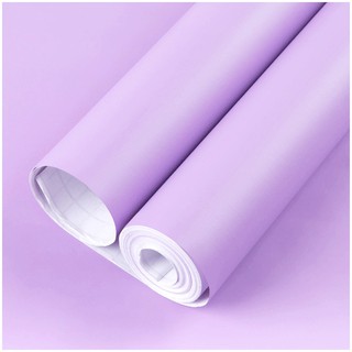 Vip Wallpaper Sticker Dinding Polos Pastel Pink Ungu Purple Yellow Putih Blue White Hitam Black