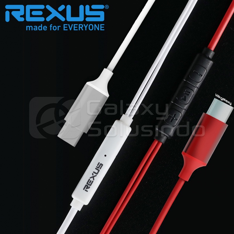 Rexus EZ3 Gaming Earphone with Mic - Type C Connector