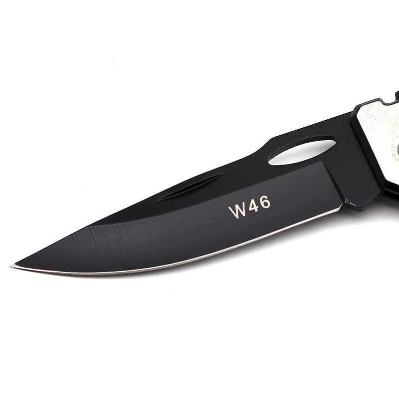 KNIFEZER Pisau Saku Lipat Mini Serbaguna Portable Knife Survival - W46