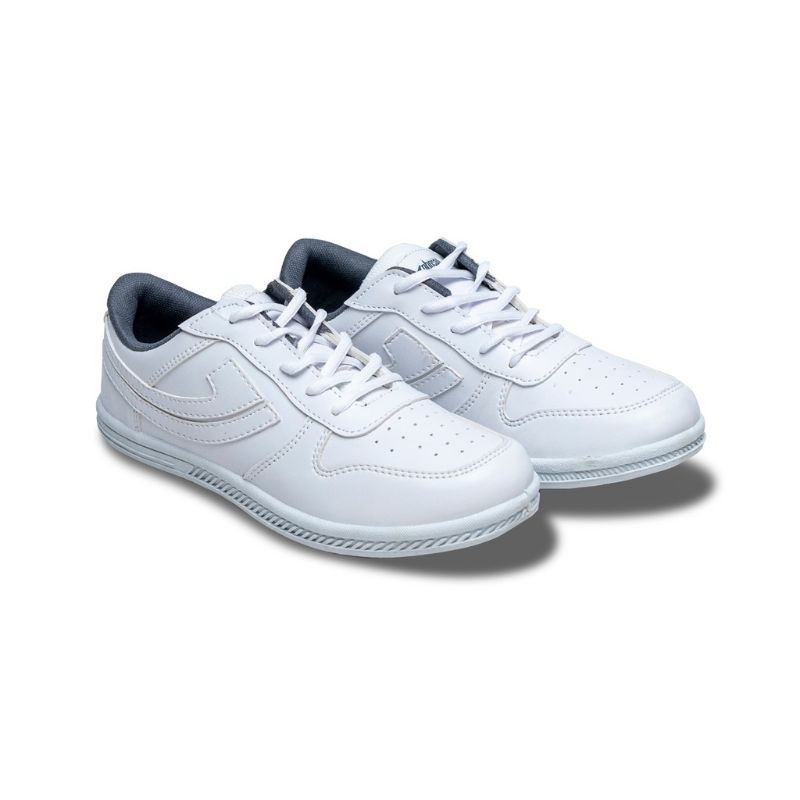 SEPATU JOHNSON ANGKASA JONSON BLACL WHITE LOW ALBLACK WHITE RED