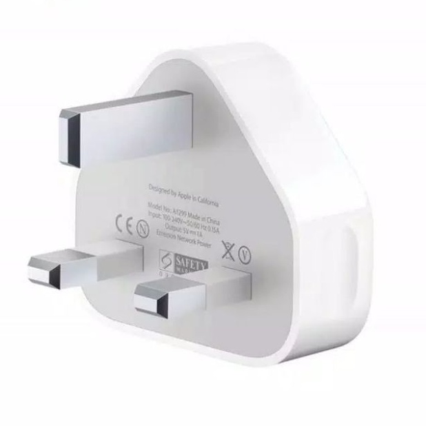 Adaptor Charger Iphone iPad Kaki 3 Original 100% Adapter Batok International