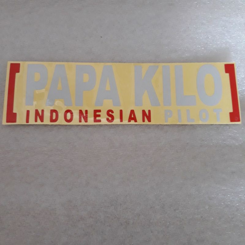 

PAPA KILO sticker