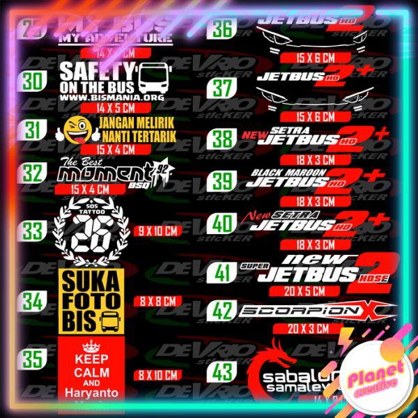 

Stiker Bismania (Cutting Sticker) Murah Banyak Pilihan