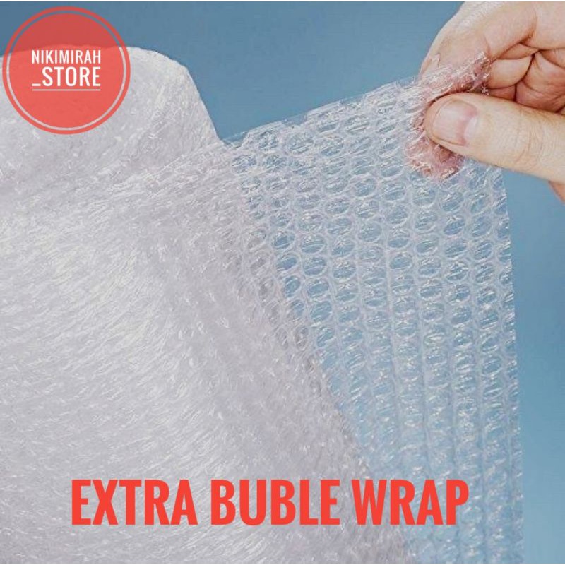 

Extra Buble Wrap tambahan packing
