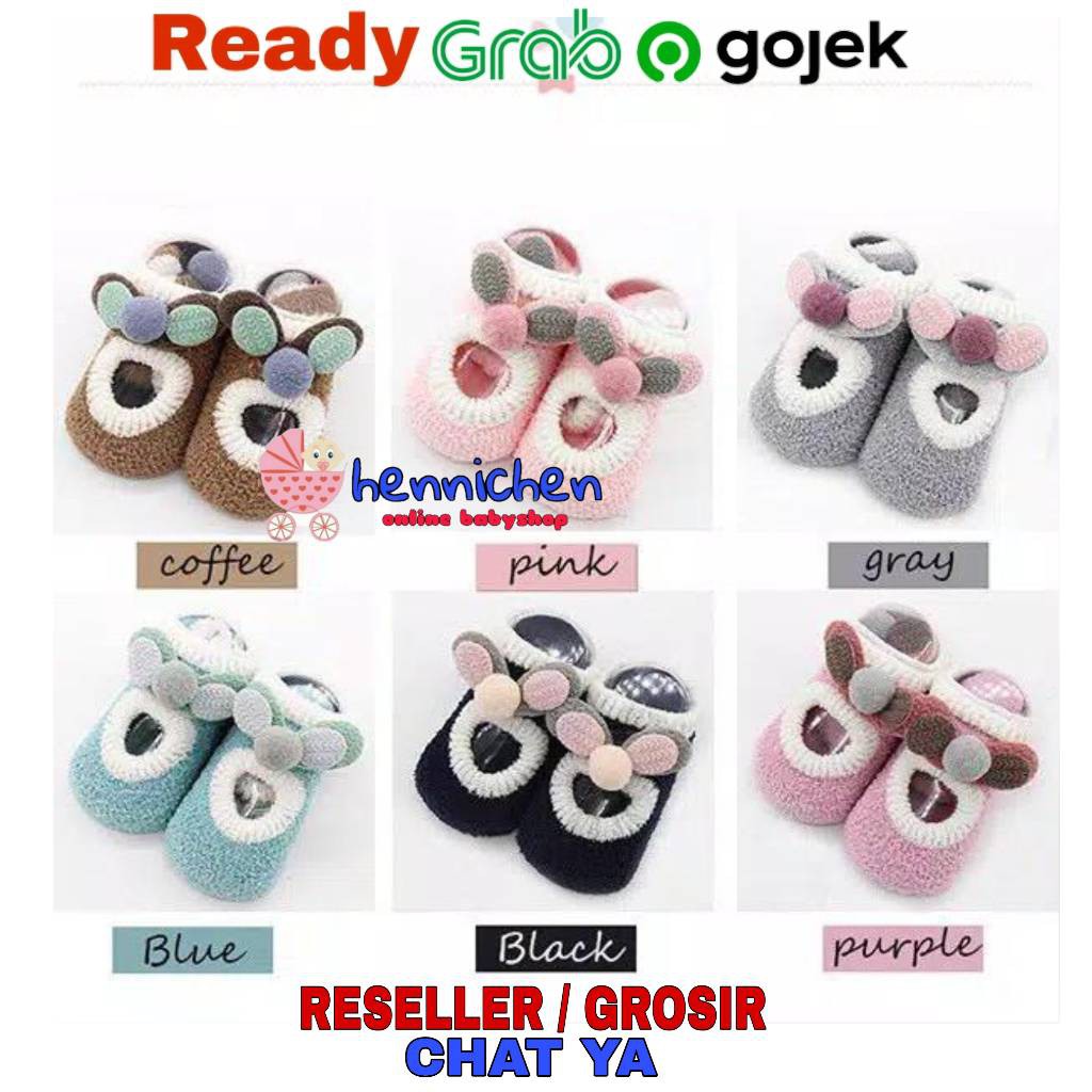 Prewalker bayi kaos Kaki Model Sepatu Bayi Korea Style Anti Slip Pita untuk Baby