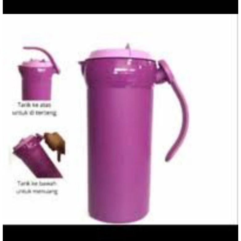 twist n pour tupperware pitcher ungu