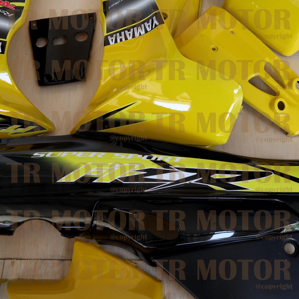 Cover Body Fizr F1zr Super Sport Kuning Hitam Full Set Halus Cover Bodi Yamaha Fiz r