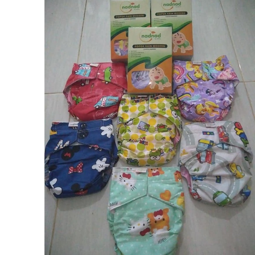 Clodi Nadnad by Sakina Popok kain Cloth diaper Murah Cover model Perekat/Pants