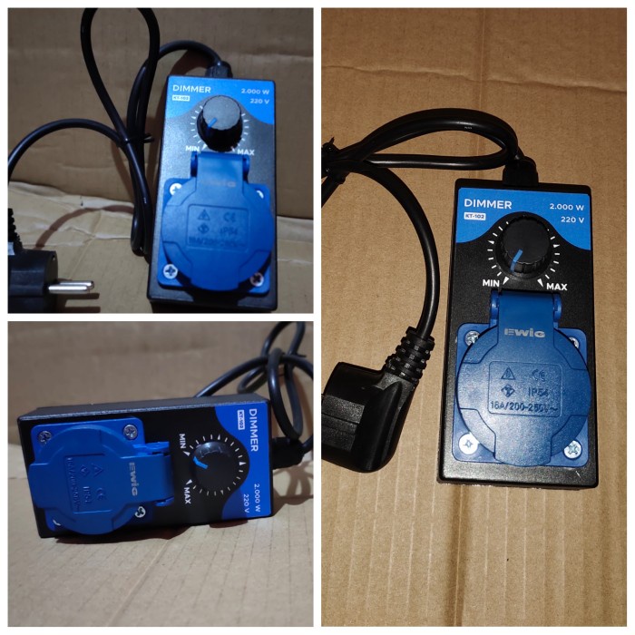 DIMMER AC 220VOL 2000WATT PENGATUR KECEPATAN BOR GRINDA LAMPU PIJAR