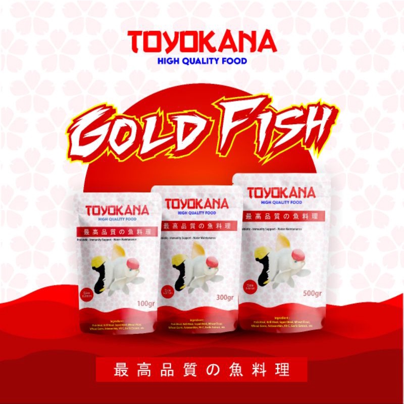 PELET IKAN KOKI PELET KOKI TOYOKANA PELET GOLD FISH 2mm