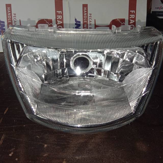 Reflektor lampu depan yamaha vega r fiz r kumplit