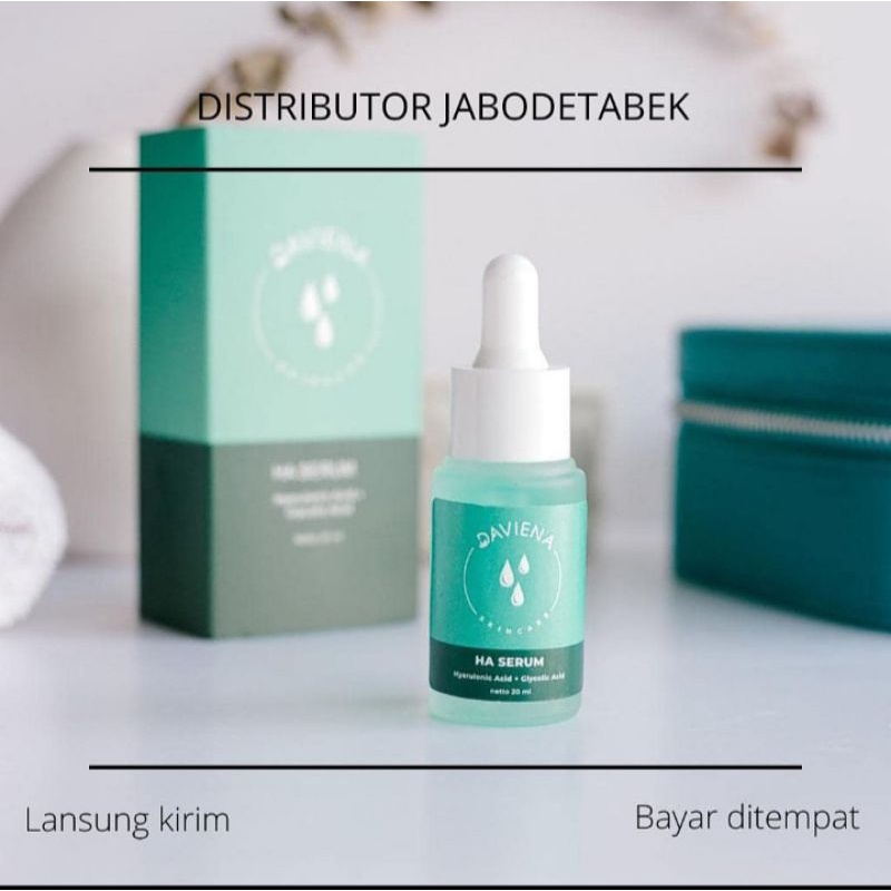 Daviena Skincare Serum HA bopeng asli Original official store jabodetabek depok