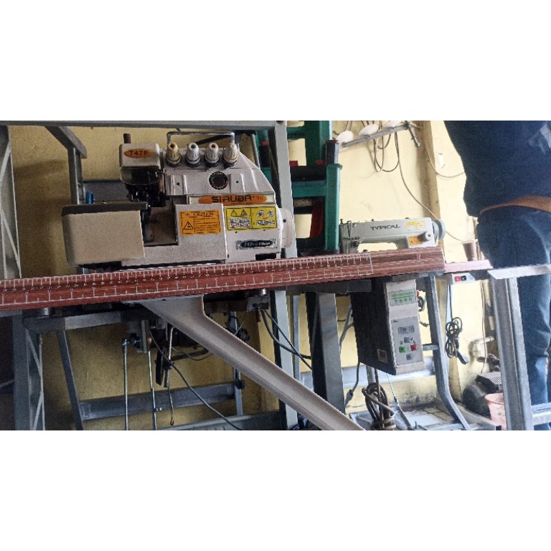 mesin obras direct benang 4 siruba servo