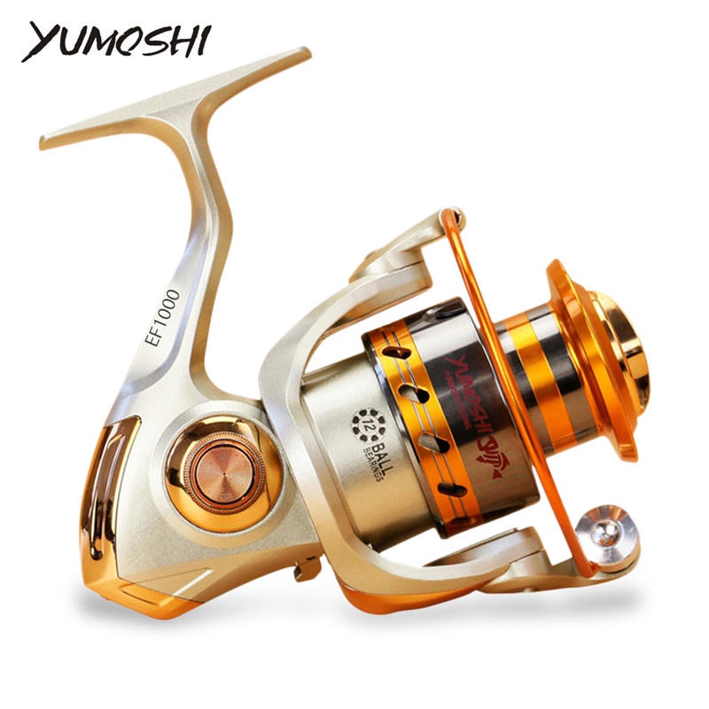 YUMOSHI REELSKING EF1000 Reel Pancing Spinning 12 Ball Bearing