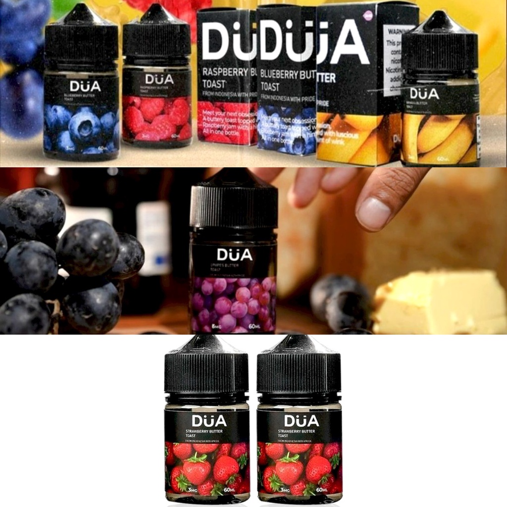 LIQUID DUA BUTTER TOAST 60ML SERIES DUA BUTTER TOAST LIQUID FREEBASE