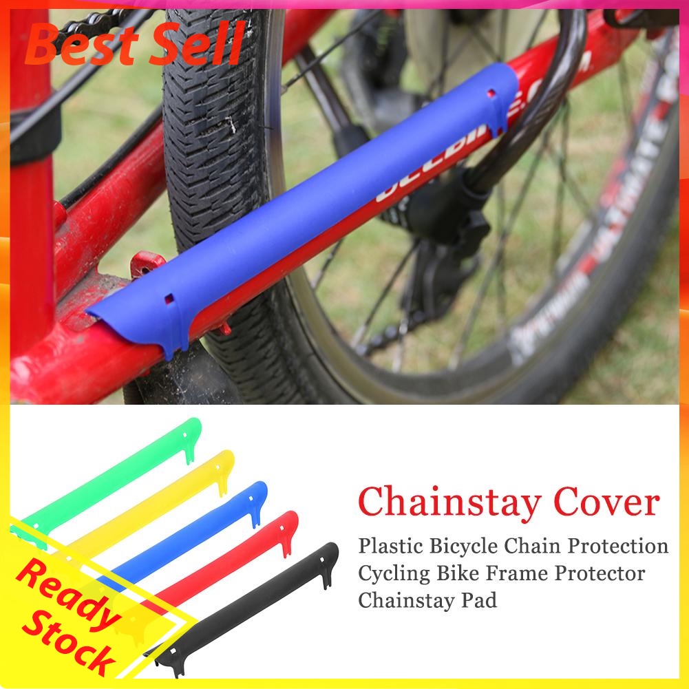 Plastic Bicycle Chain Protection Cycling Bike Frame Protector Chainstay Pad