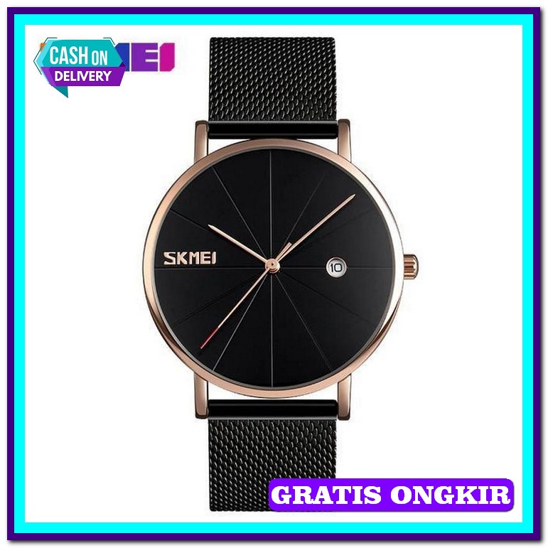 Jam Jm Tangan Pria Cowok Cwok Original Ori Remaja Dewasa Anti Air Stai Skmei 9183 Jam Tangan Pria