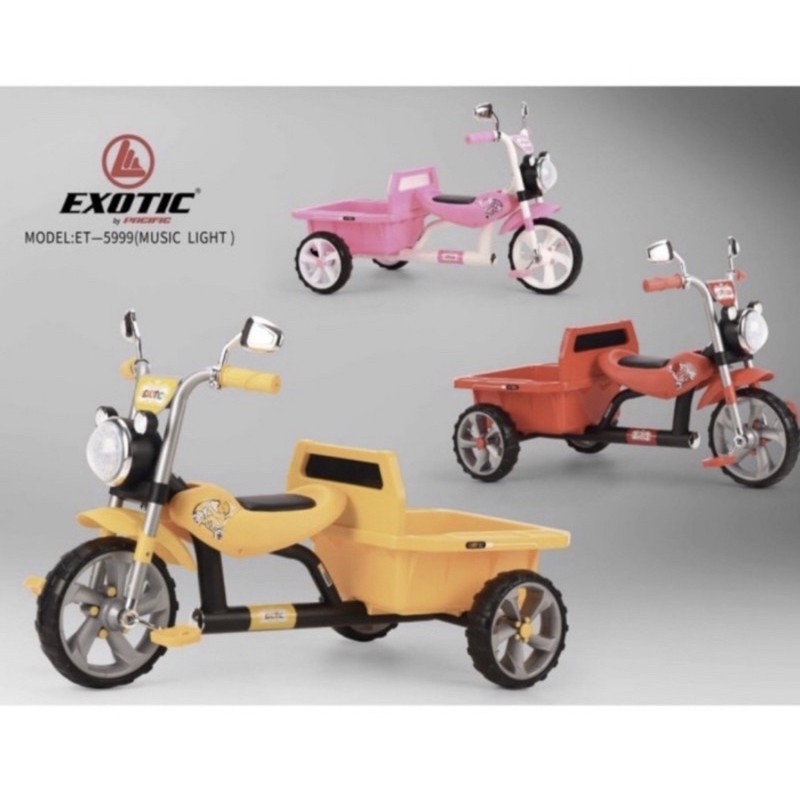 Tricycle Exotic 5999 Sepeda Anak Roda 3 Sepeda Anak Roda Tiga ET 5999 ET5999 ET1265 ET 1265 ET1263 ET 1263 ET1267 ET 1267 ET1268 ET 1268 AT7705 AT 7705 AT7702 AT 7702