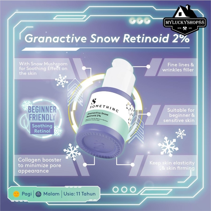 Somethinc Granactive Snow Retinoid 2% Serum Wajah 20ml 20 ml