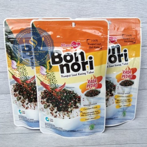 Bon nori spicy Mamasuka rumput laut kering 60 gr