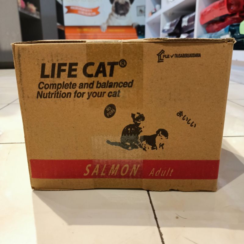 Life Cat Dus Isi 24 / Life cat Makanan Basah Kucing Dus isi 24