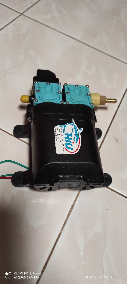 Dinamo Pompa Air Tekanan Tinggi Serbaguna Cucian Dobel Pump Hiu 138psi
