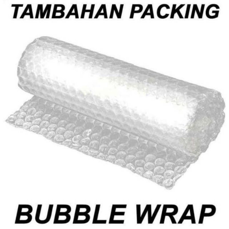 Bubble wrap tambahan packing supaya Aman/EXTRA /PackingBubble Wrap utk packing Pengaman