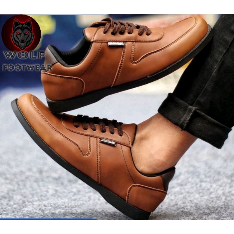 COZY| Sepatu Sneakers Kerja Modern Pria John Carter Neacal Original - Sepatu Kulit Pria