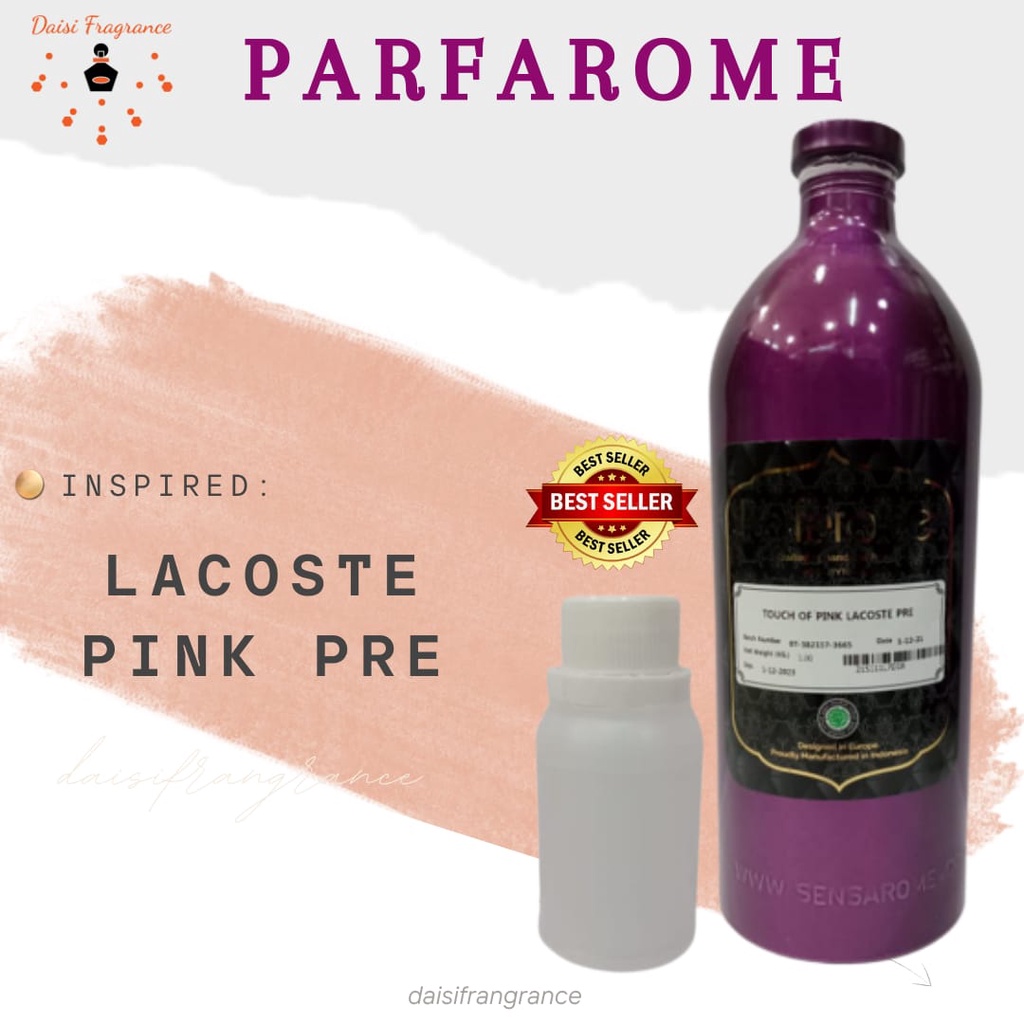 BIBIT PARFUM MURNI PARFAROME LACOSTE PINK | 100 ML REPACK | PARFUM | UNISEX