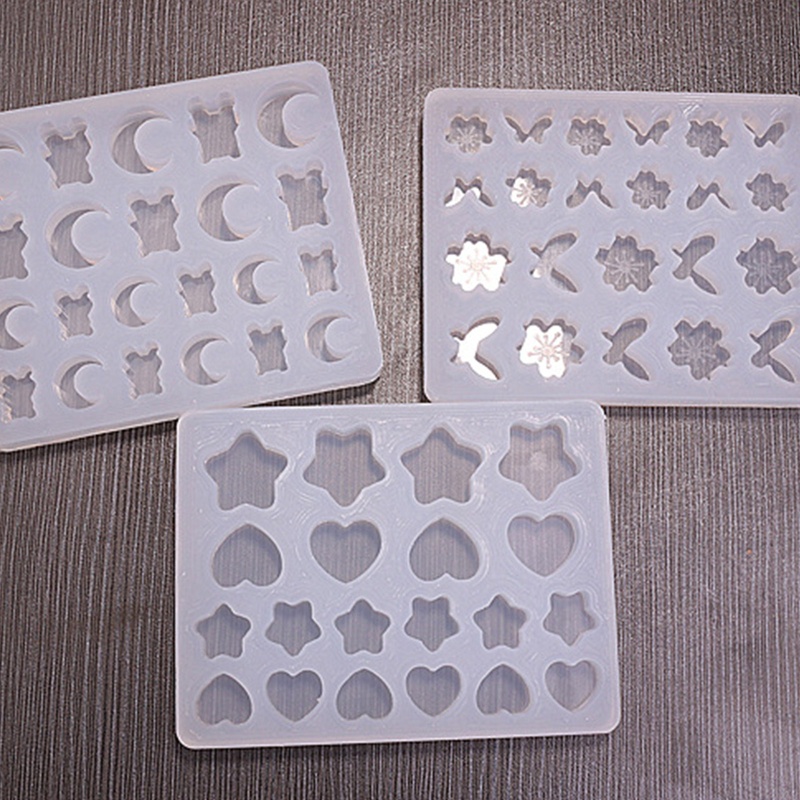 Siy Cetakan Resin Bahan Silikon Flexible Untuk Membuat Perhiasan DIY