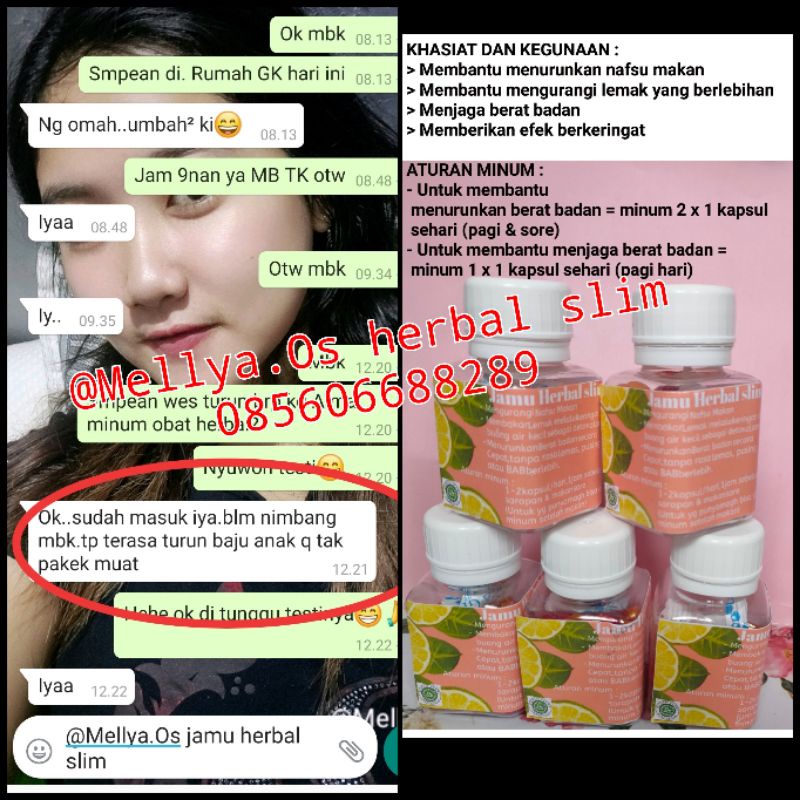 Pelangsing badan dietin herbal
